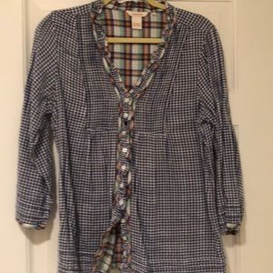 Sundance Gingham Top - great detail